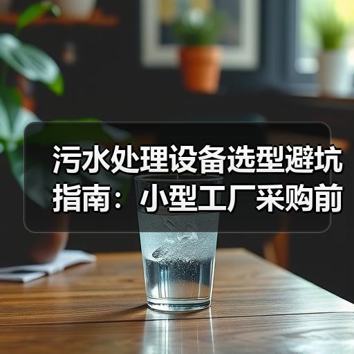 污水处理设备选型避坑指南：小型工厂采购前要核对的5个参数