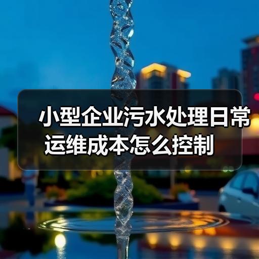 小型企业污水处理日常运维成本怎么控制