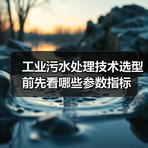 工业污水处理技术选型前先看哪些参数指标